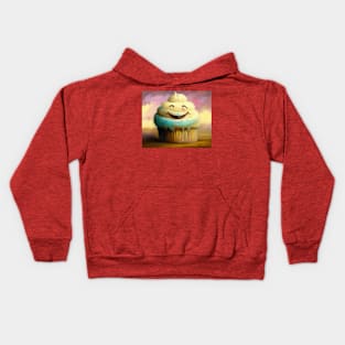 Cute Happy Smiling Cupcake Kids Hoodie